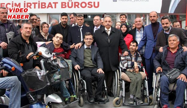 (18 Mart 2019) CUMHUR İTTİFAKI TALAS ADAYI YALÇIN ENGELLİLER KONFEDERASYONU’NU ZİYARET ETTİ…