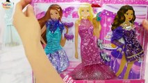 Cendrillon Raiponce Elsa Barbie Dress Up Doll Dressing Pakaian baru Barbie Roupas Novas