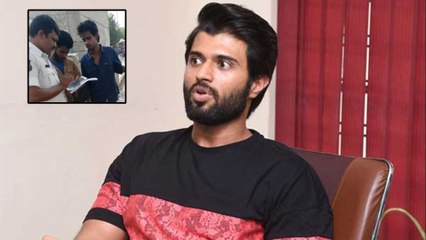 Vijay Devarakonda Said Sorry To Hyderabad Traffic Police | Filmibeat Telugu
