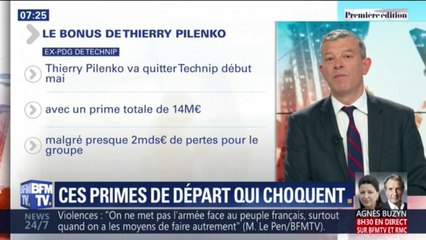Le PDG de Technip va quitter l'entreprise avec 14M€, malgré des résultats décevants: peut-on encadrer ces primes de départ?