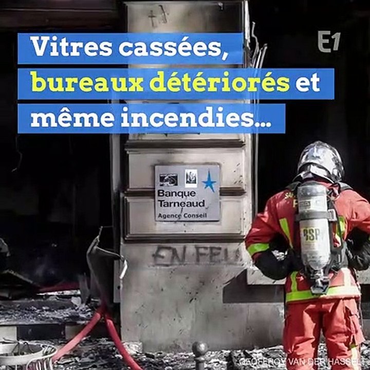 760 banques ont été dégradées depuis le début du mouvement des gilets jaunes