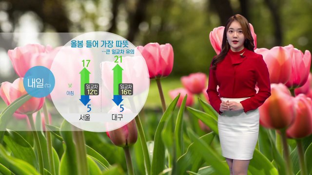 [날씨] 올봄 들어 가장 따뜻...큰 일교차 유의 / YTN