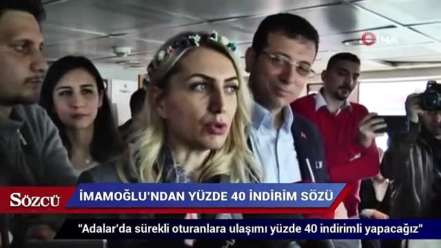 İmamoğlu’ndan yüzde 40 indirim sözü