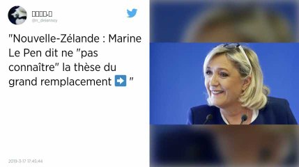 Les trous de mémoire de Marine Le Pen quand on lui parle de la théorie du « grand remplacement »