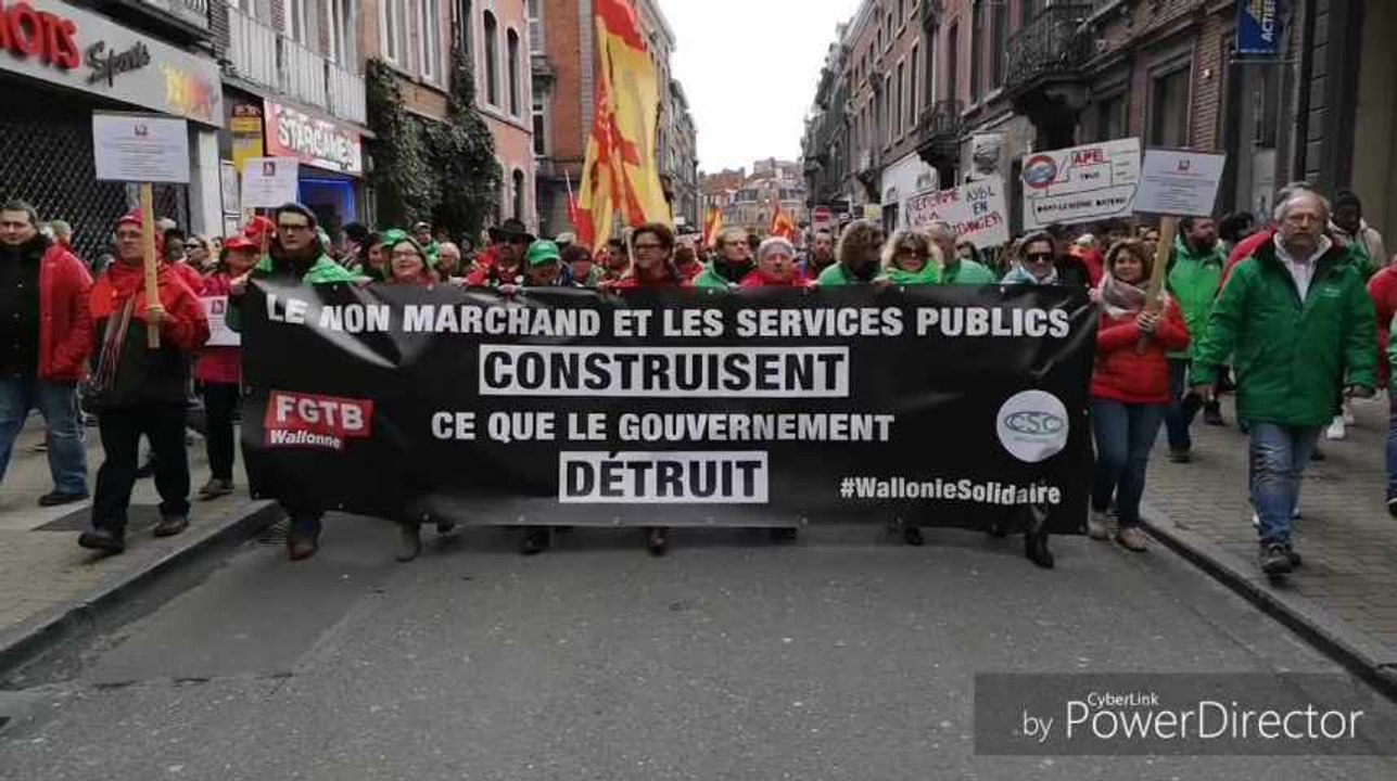 Manifestation à Namur pour la réforme de l'APE ce lundi 18 mars