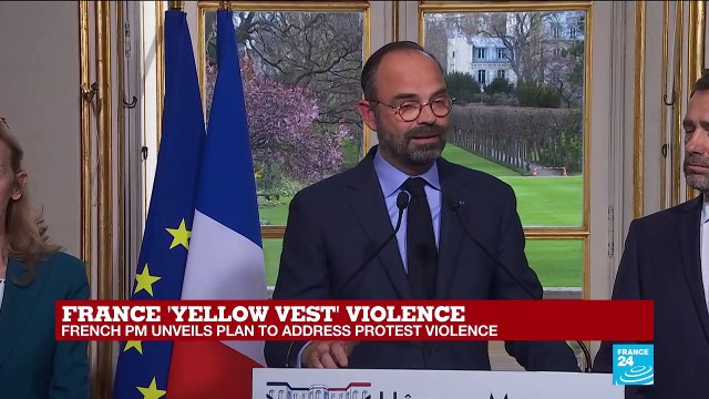 France Yellow Vest movement: PM Édouard Philippe unveils plan to address protests violence
