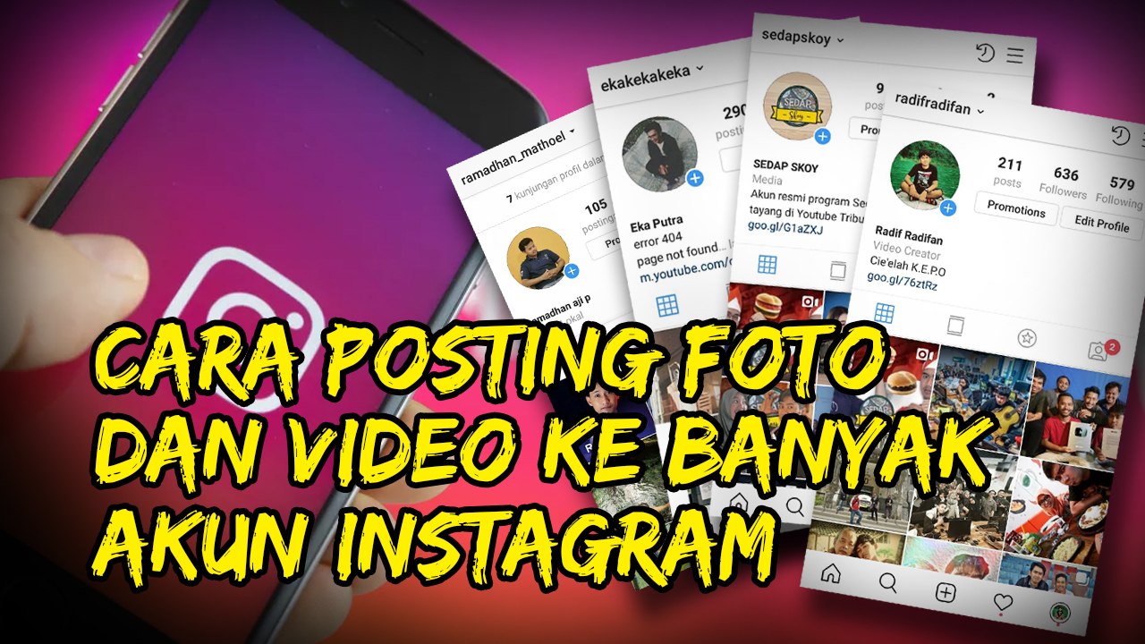 Instagram Bisa Posting Foto dan Video ke Banyak Akun Sekaligus, Begini Caranya