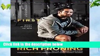 About For Books  First: What It Takes to Win  Review