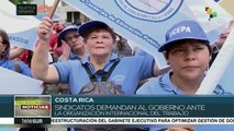 Costa Rica: Sindicatos demandan al Gobierno ante la OIT