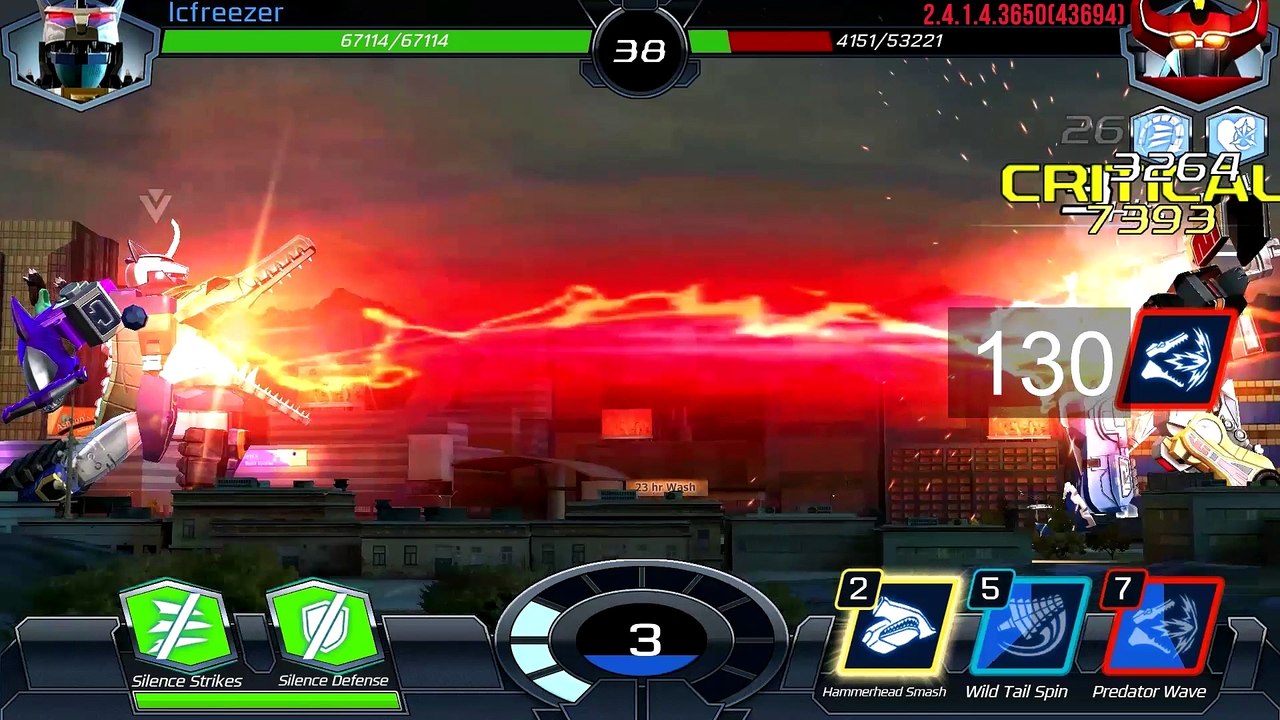 04 Power Rangers Legacy Wars - Predazord Slow Motion