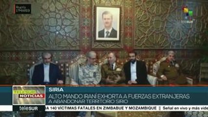 Alto mando militar iraní: Soldados extranjeros deben salir de Siria