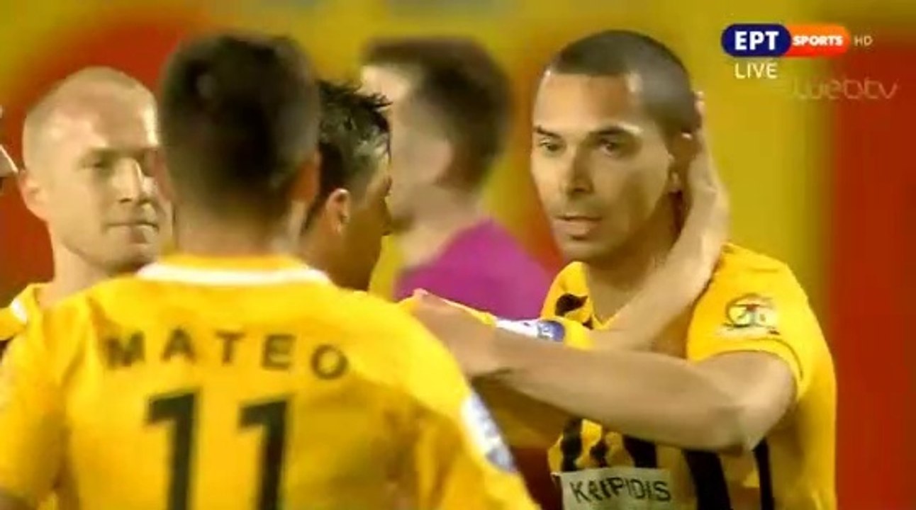 1-0 Nicolas Diguiny Goal (Pen.) - Aris 1-0 Apollon Smyrnis 18.03.2019 (Full Replay) [HD]