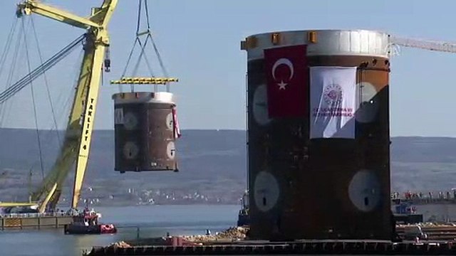 Erdoğan, 1915 Çanakkale Köprüsü yapım çalışmalarına ilişkin brifing aldı (2) - ÇANAKKALE