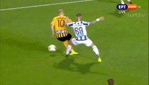 Daniel Larsson requests a penalty and instead receives a yellow card  - Aris vs Apollon Smyrnis 18.03.2019 (Full Replay) [HD]