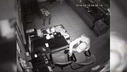 Kasaptan hırsızlığı güvenlik kamerası kaydetti - MUĞLA