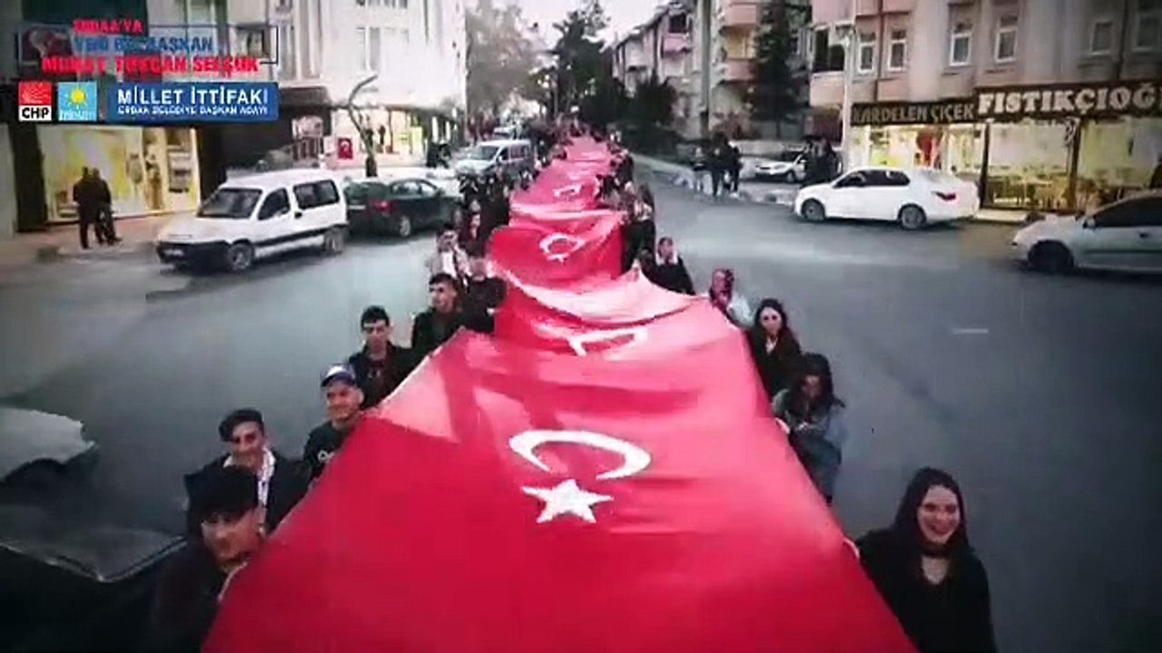 BAYRAĞA SAYGI YÜRÜYÜŞÜ ERBAA