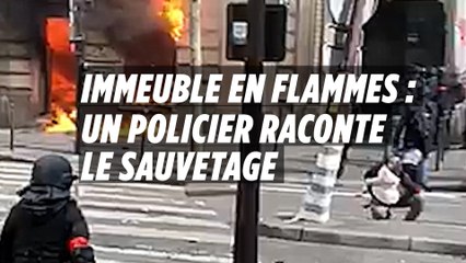 Immeuble en flammes rue Roosevelt : « On devait le faire, on devait porter secours »