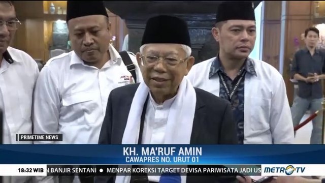 Ma'ruf Amin Lega Berhasil Lewati Debat Cawapres