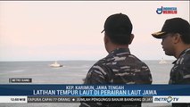 TNI AL Latihan Tempur di Perairan Laut Jawa