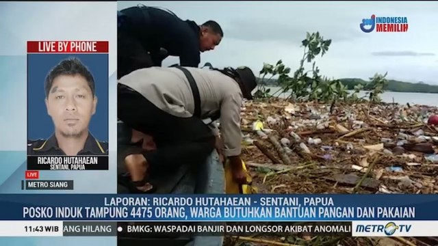 4.475 Mengungsi Akibat Bencana di Papua