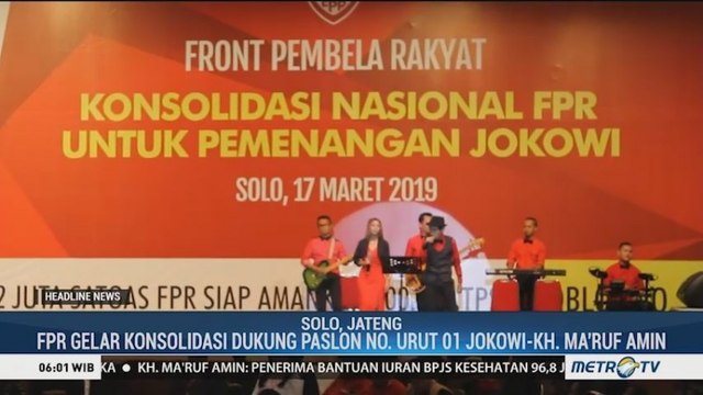 FPR Konsolidasi Menangkan Jokowi-Ma'ruf