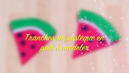 Tranches De Pastèque en Pâte à Modeler | Learn how to make Play Doh Watermelon Slice