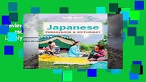 Review  Lonely Planet Japanese Phrasebook   Dictionary - Lonely Planet