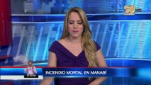 Madre e hija mueren calcinadas en un incendio en Montecriste, provincia de Manabí