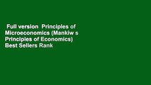 Full version  Principles of Microeconomics (Mankiw s Principles of Economics)  Best Sellers Rank