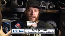 David Pastrnak On Preparing For Bruins Playoff Run After Thumb Injury