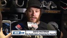 David Pastrnak On Preparing For Bruins Playoff Run After Thumb Injury