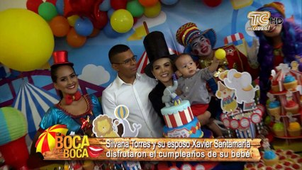 Silvana Torres y su esposo disfrutaron el cumpleaños de su bebé