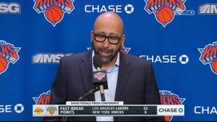 Knicks Postgame: Coach Fizdale | Mar 17 vs. Lakers
