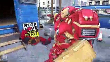 HULKBUSTER VS VENOMPOOL - EPIC BATTLE
