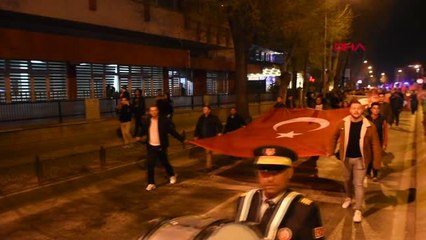 Edirne'de Şehitlere Saygı Yürüyüşü