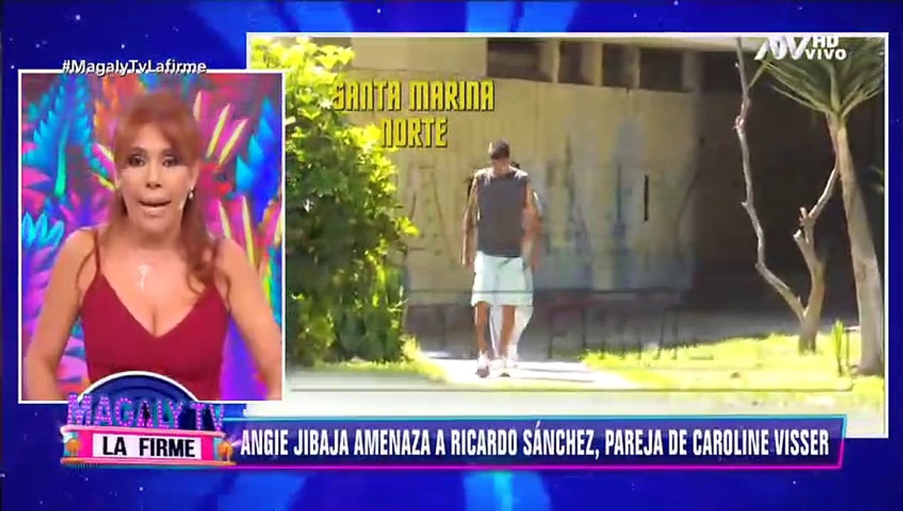 Angie Jibaja amenaza a pareja de Caroline Visser