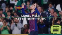 Messi scores 51st hat-trick