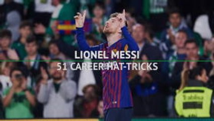 Messi scores 51st hat-trick