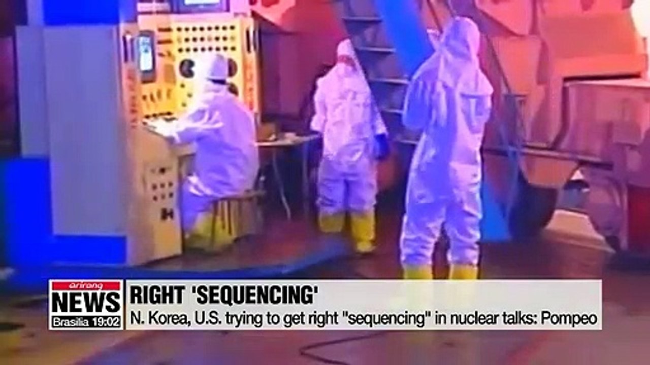 N. Korea, U.S. trying to get right 'sequencing' in nuclear talks: Pompeo