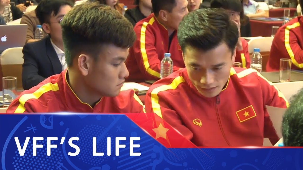 Lễ ra mắt nhà tài trợ và công bố kênh phát sóng Vòng loại bảng K giải U23 châu Á 2020 | VFF Channel