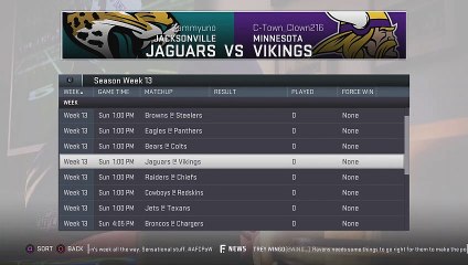 Week 13 Keys to Victory