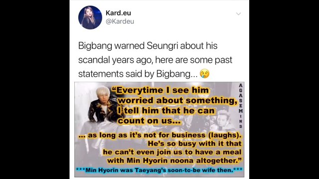 BIGBANG MEMBERS HAS WARN SEUNGRI ABOUT HIS FRIEND BEFORE ALL OF THESE HAPPENED !!