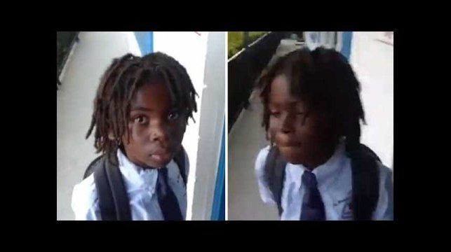 Ce petit garçon n’a pas pu assister à son premier jour d’école à cause de ses dreadlocks