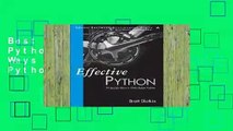 Best product  Effective Python: 59 Specific Ways to Write Better Python - Brett Slatkin