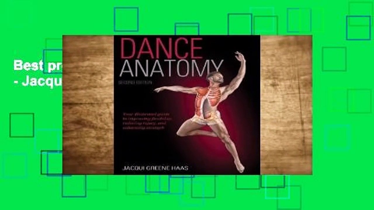 Best product  Dance Anatomy 2nd Edition - Jacqui Greene Haas