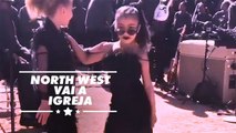 North West chama atenção dançando