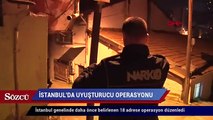 İstanbul’da uyuşturucu operasyonu Çok sayıda gözaltı