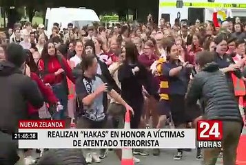 Nueva Zelanda: realizan 'hakas' en honor a víctimas de atentado terrorista