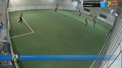 But de Quentin (7-4) - LES TONTONS FLINGUEURS  Vs FC AQUITEL 1 - 18/03/19 20:00 - LIGUE 2