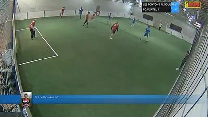 But de thomas (1-0) - LES TONTONS FLINGUEURS  Vs FC AQUITEL 1 - 18/03/19 20:00 - LIGUE 2